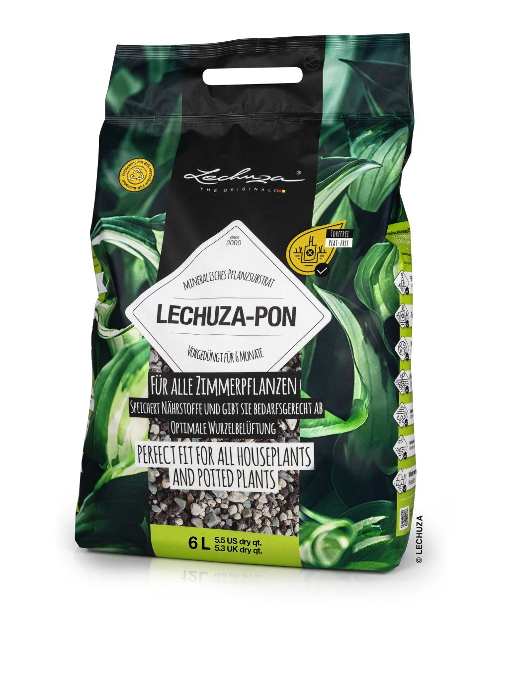Lechuza Pon – minerální substrát pro pokojové rostliny